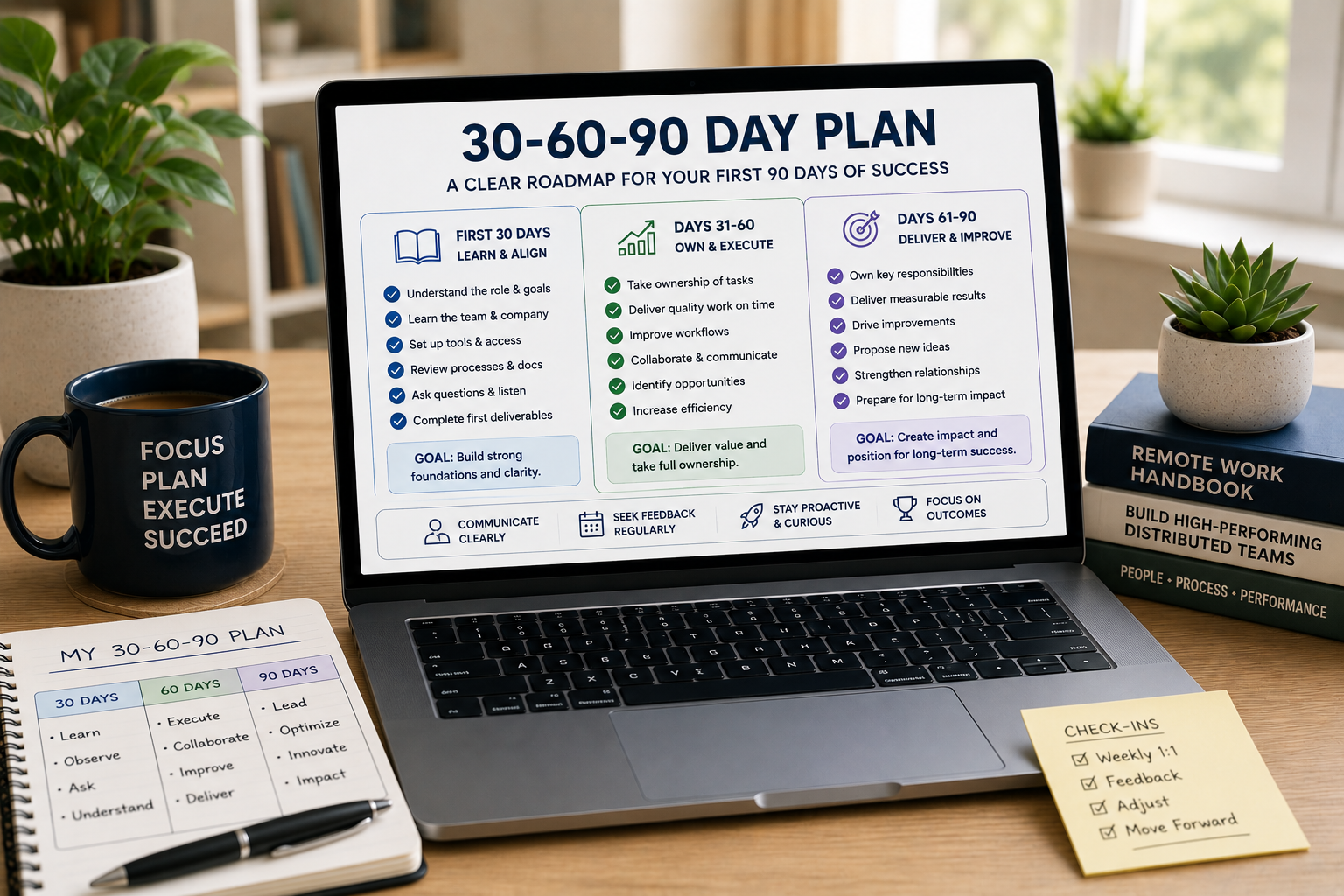 30-60-90 Day Plan Template [2026]