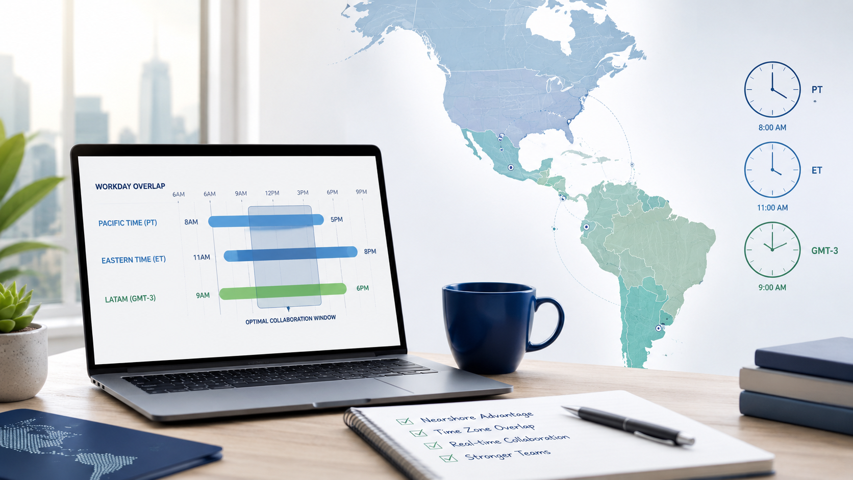 LATAM Time Zones Guide for US Employers [2026]