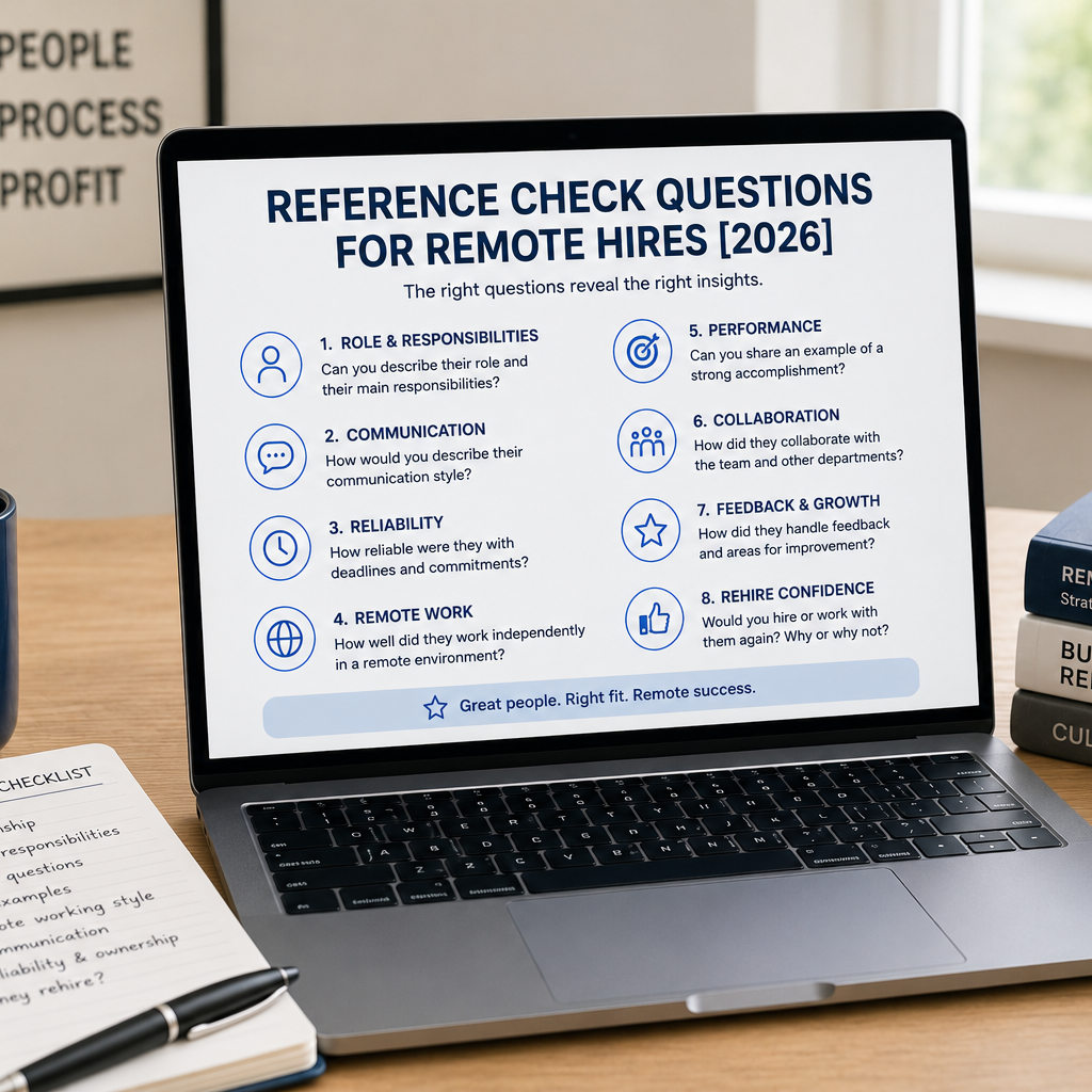 Reference Check Questions for Remote Hires [2026]