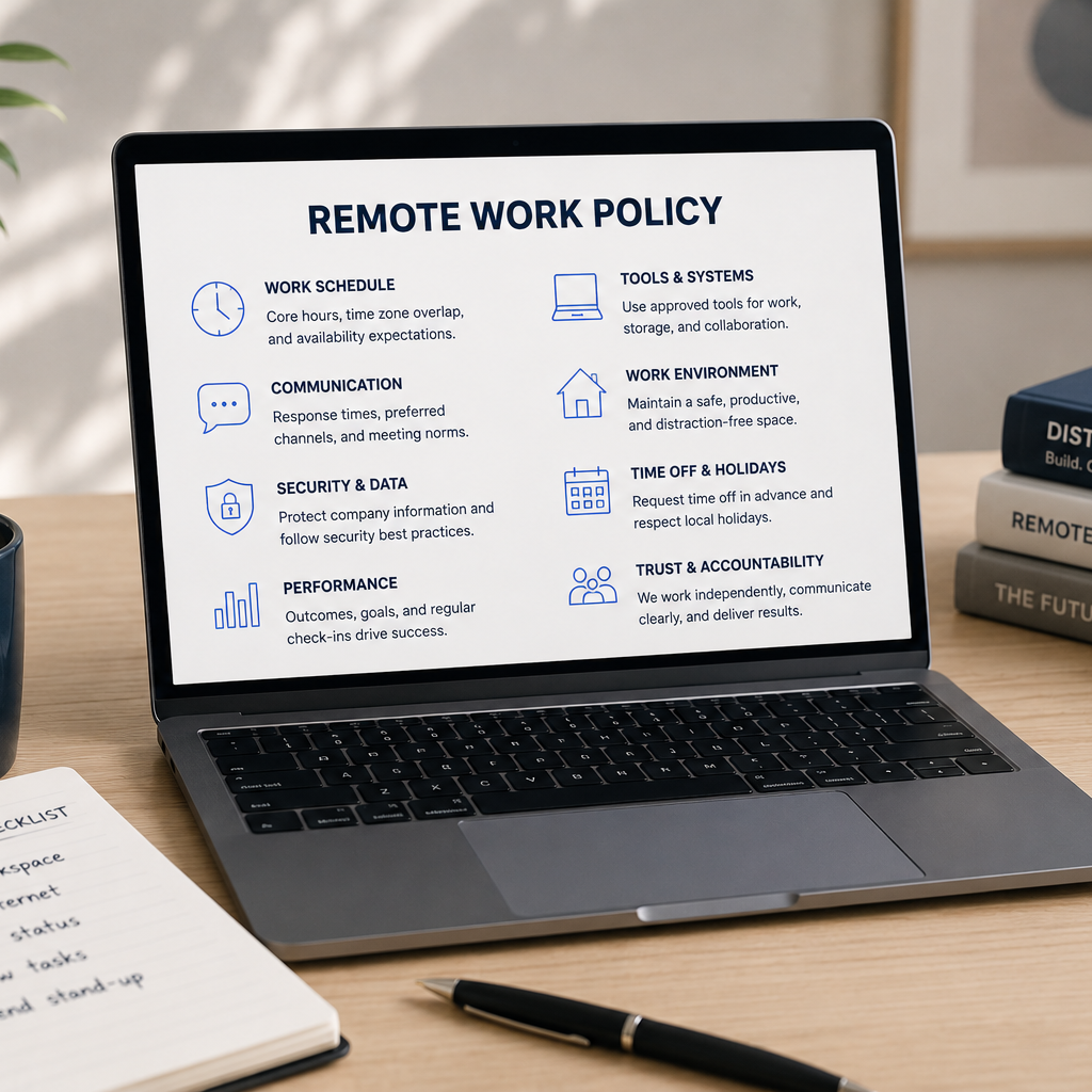 Remote Work Policy Template [2026]