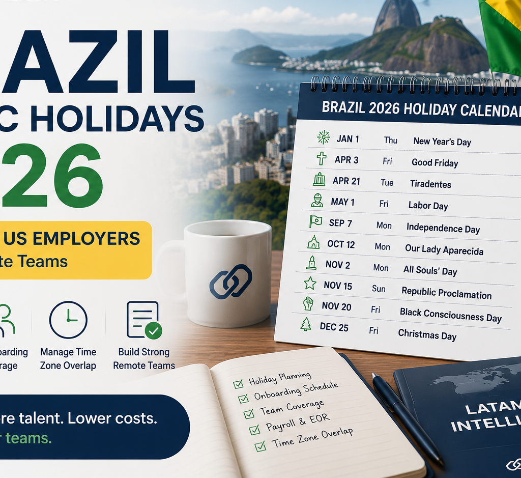 Brazil Public Holidays 2026: Guide for US Employers Hiring Remote Teams