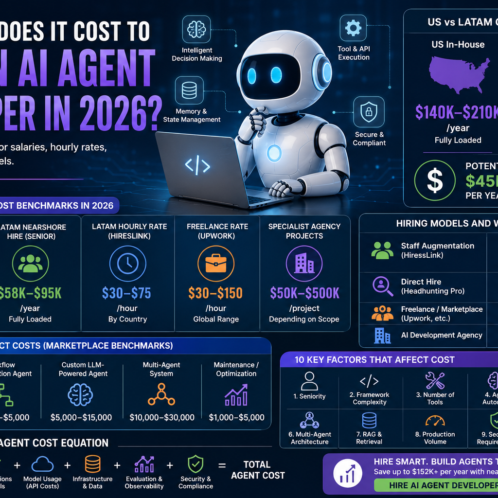 Cost to Hire an AI Agent Developer [2026]