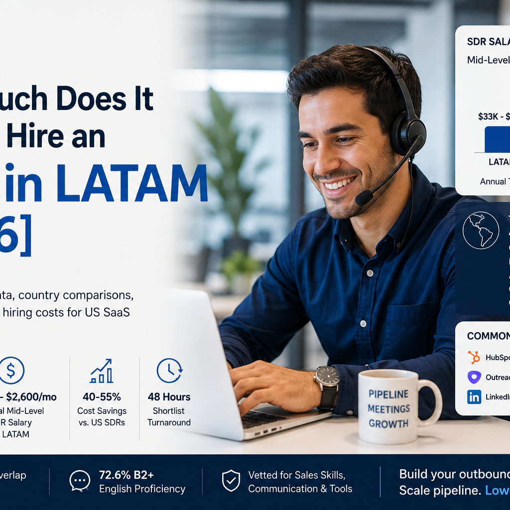 How Much Does It Cost to Hire an SDR in LATAM [2026]